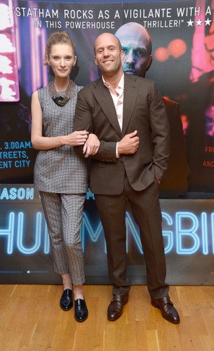 Agata Buzek i Jason Statham na premierze 'Kolibra'