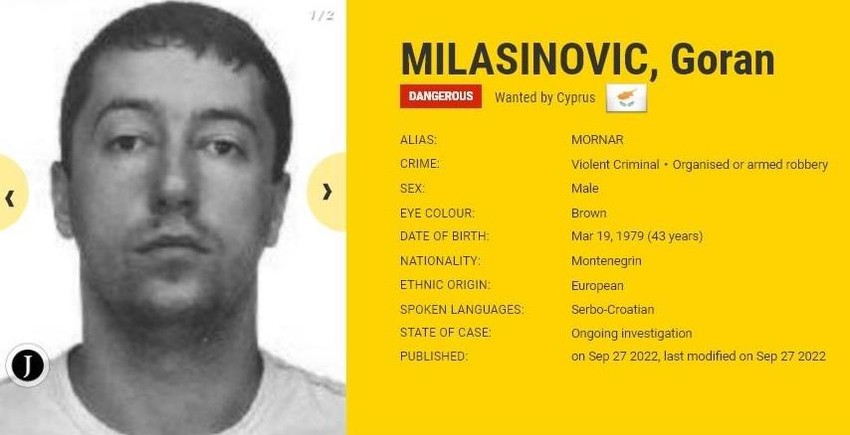 Jedan od osumnjičenih, Goran Milašinović