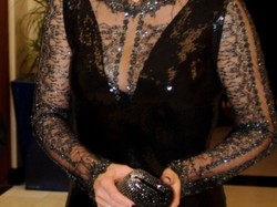 Dekoltowe lśnienie: Katarzyna Fornalik pokazała bieliznę na Balu Mistrzów Sportu