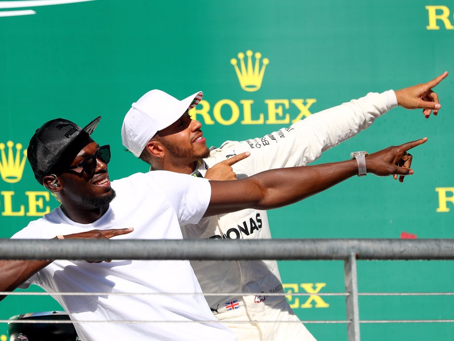 Hamilton wanted to scare Bolt "to death."