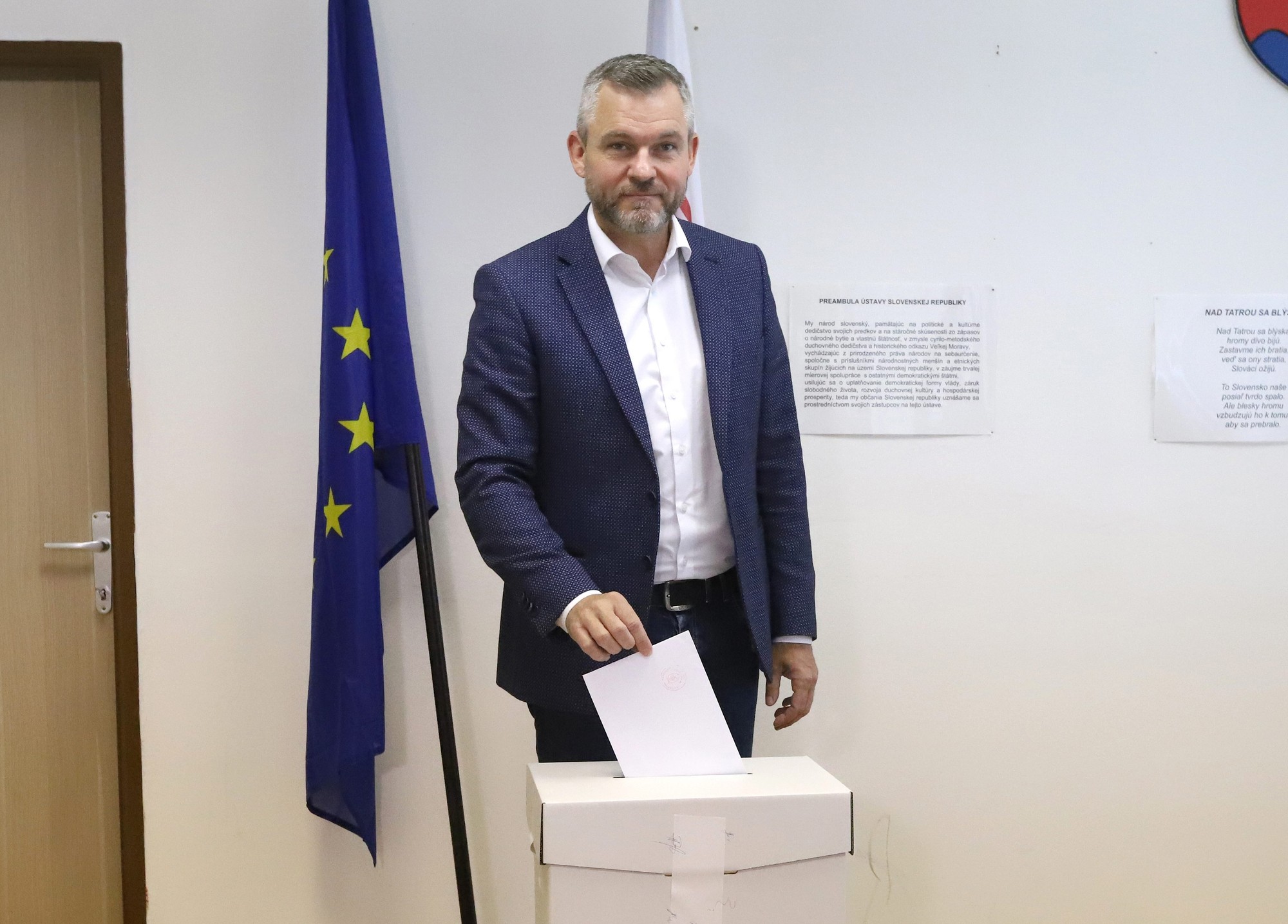 Svoju občiansku povinnosť si splnil aj zvolený prezident Peter Pellegrini.