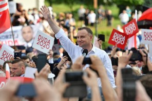 Kielce Wybory prezydenckie 2020. Ubiegający się o reelekcję prezydent RP Andrzej Duda 