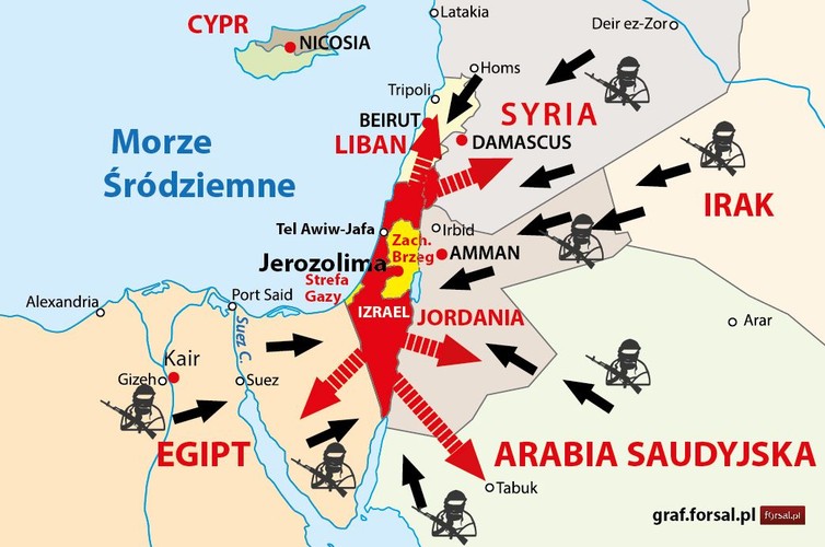 Po marcowych wyborach wybuchnie trzecie powstanie palestyńskie przeciw Izraelowi, które przekształci się w gwałtowną walkę z udziałem skrajnych ugrupowań zarówno po stronie palestyńskiej jaki i izraelskiej. Dodatkowo konflikt rozszerzy się. Do walk przystąpią bojownicy z krajów sąsiednich.