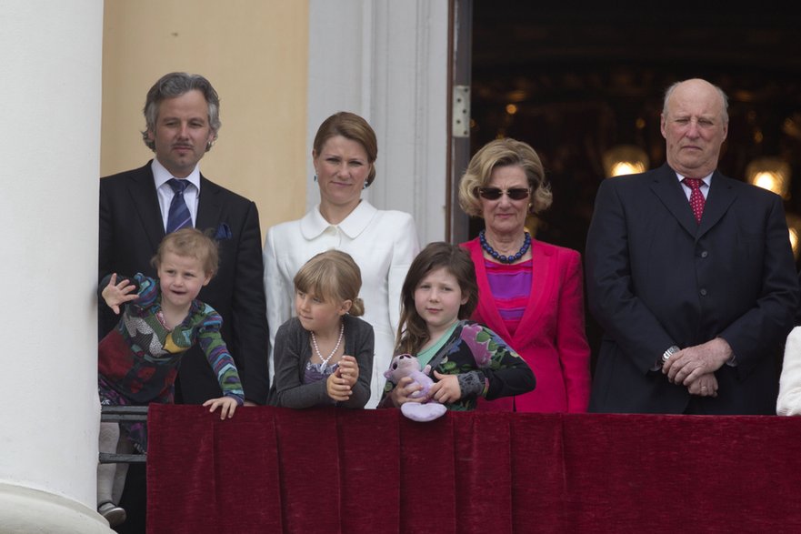 Marta Ludwika z byłym mężem, córkami i rodzicami