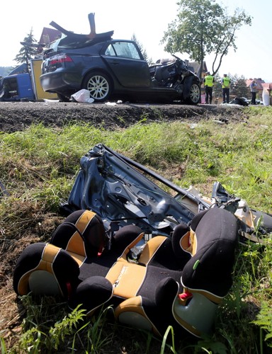 Wypadek na zakopiance w Białym Dunajcu