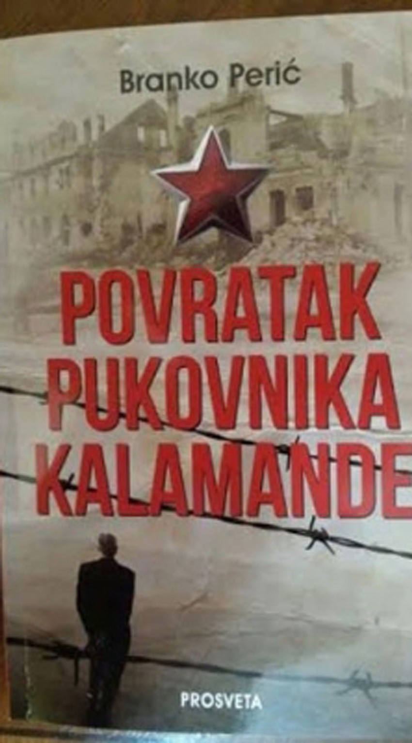 Korice knjige "Povratak pukovnika Kalamande"