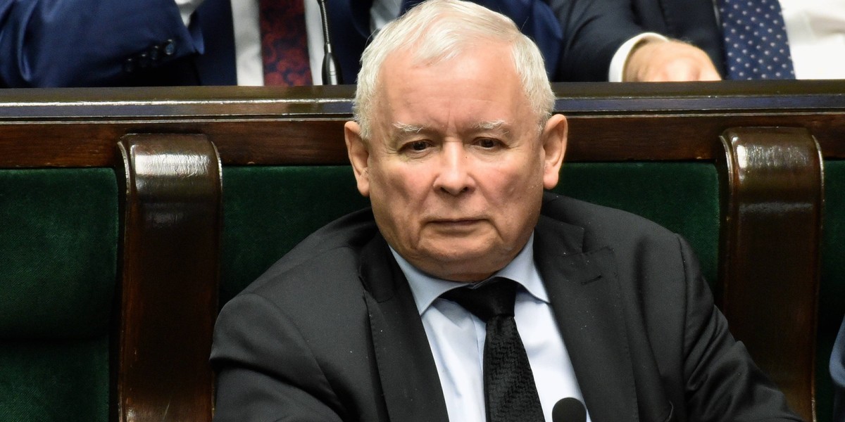 Prezes PiS Jarosław Kaczyński.