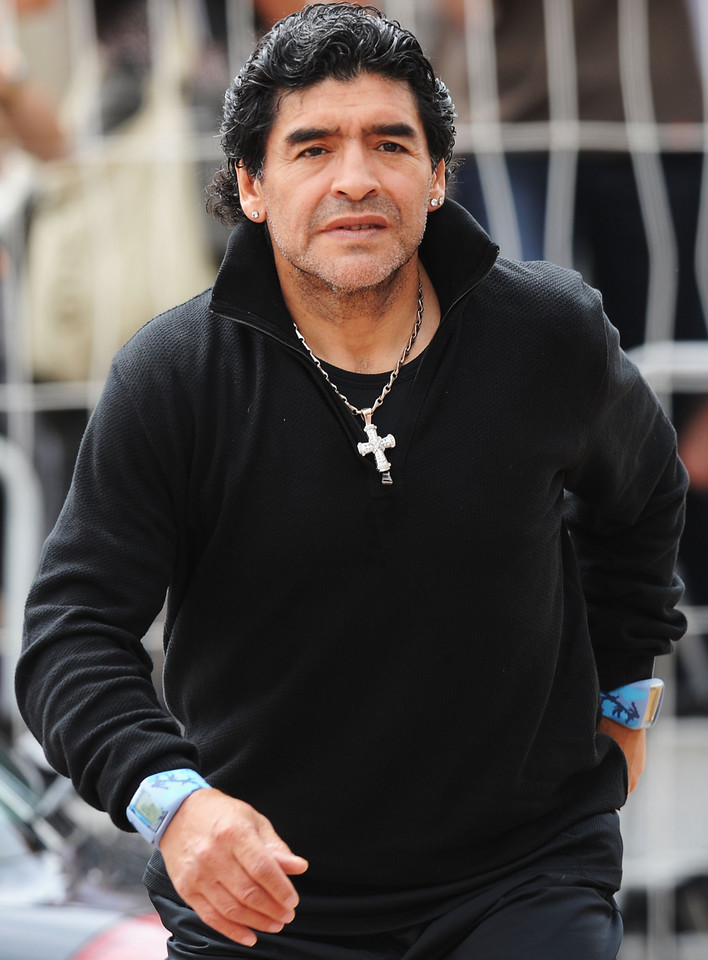 Diego Maradona w 2008 roku
