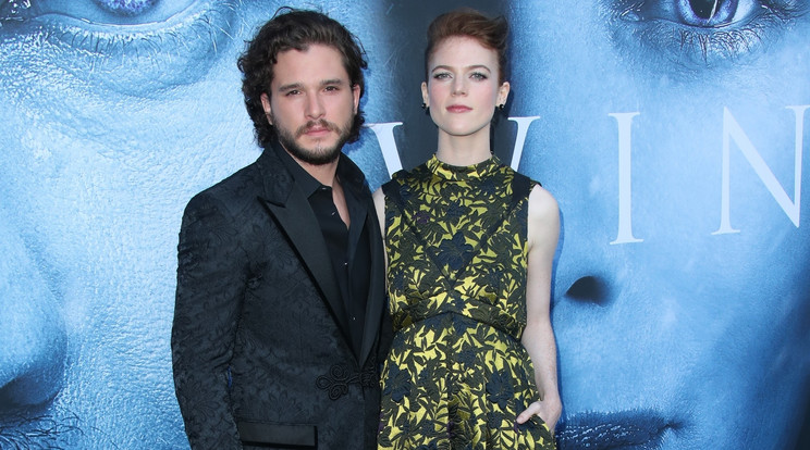 Kit Harington és Rose Leslie nem ér rá az esküvő megszervezésére /Fotó: Northfoto