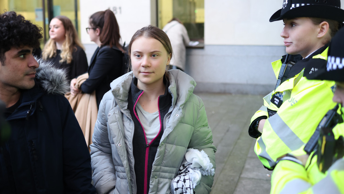 Greta Thunberg przed sądem w Londynie. Oczyszczona z zarzutu