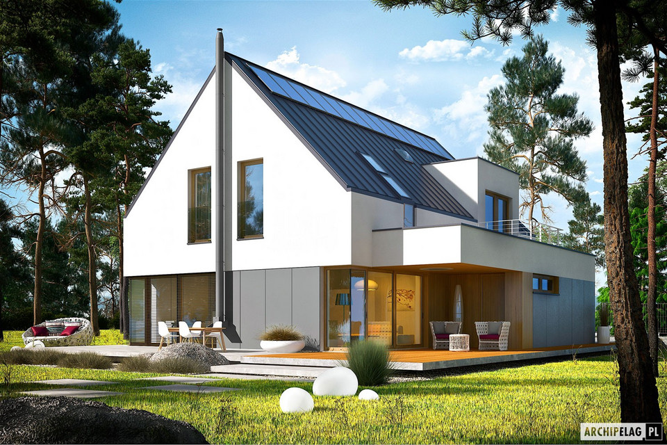 Projekt domu Adam G2 ENERGO PLUS: 136.43 m² 