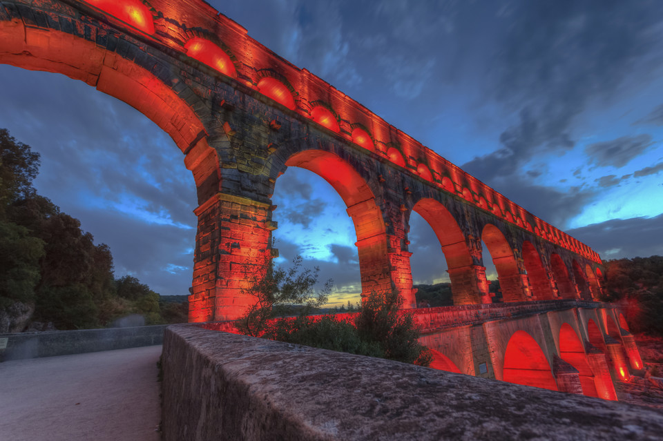 Akwedukt Pont du Gard we Francji