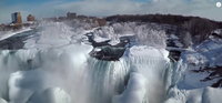 78 év után most először fagyott be a világ egyik legnagyobb vízesése - videó
