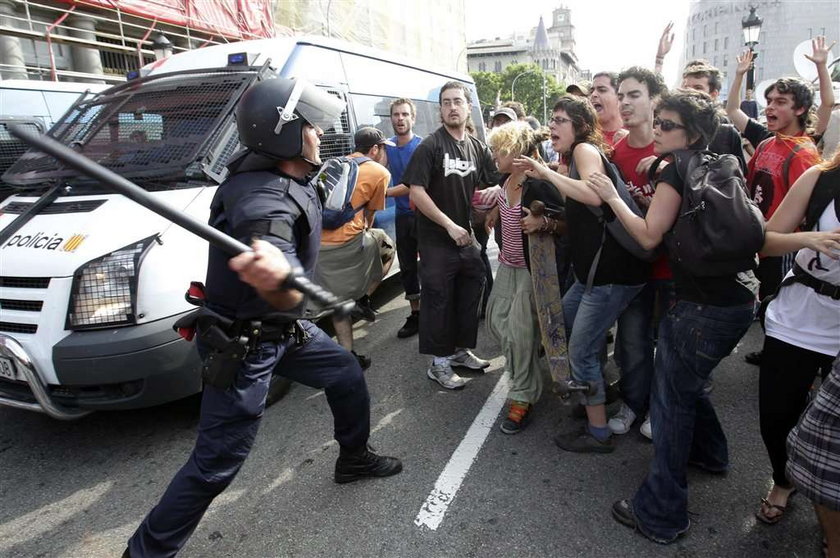 Hiszpania zamieszki