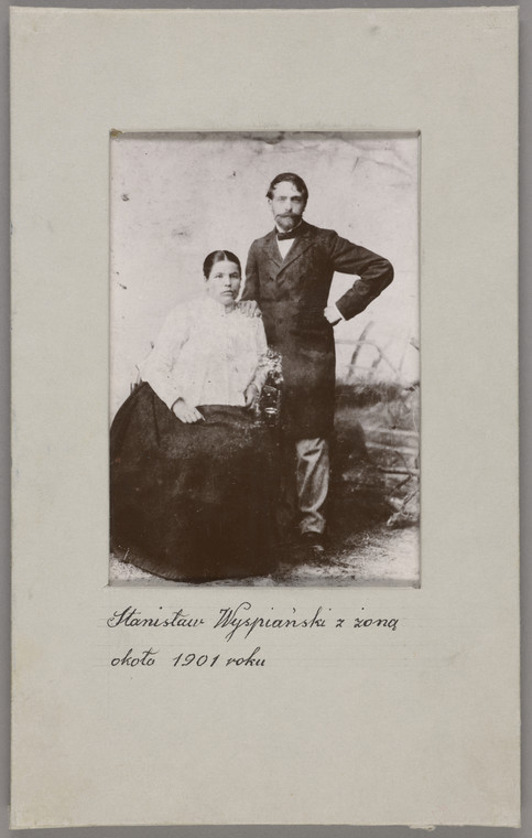 Stanisław Wyspiański z żoną Teofilą