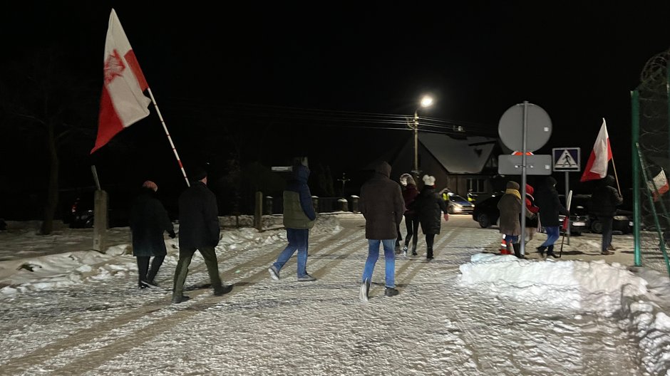 Manifestacja w Przytułach Starych