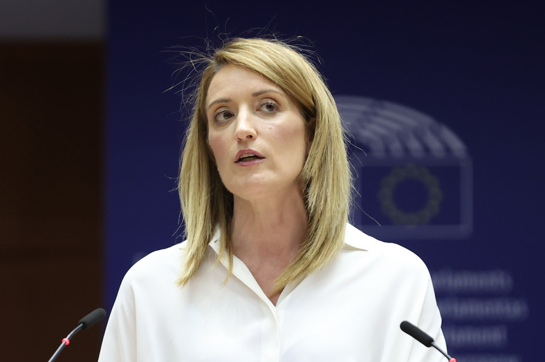 Przewodnicząca Parlamentu Europejskiego Roberta Metsola