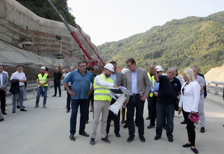 Jučerašnji obilazak Koridora 10 predsednika Srbije Aleksandra Vučića