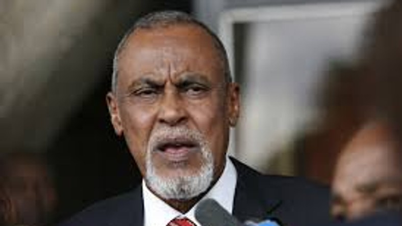 Garissa Senator Yusuf Haji during a past media briefing 