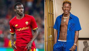 'I love you' - Shatta Wale appreciates Afena-Gyan for promoting his song at AS Roma presentation