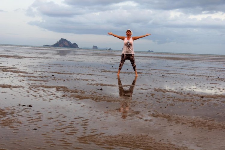 Małgorzata Ostrowska na wakacjach w Tajlandii