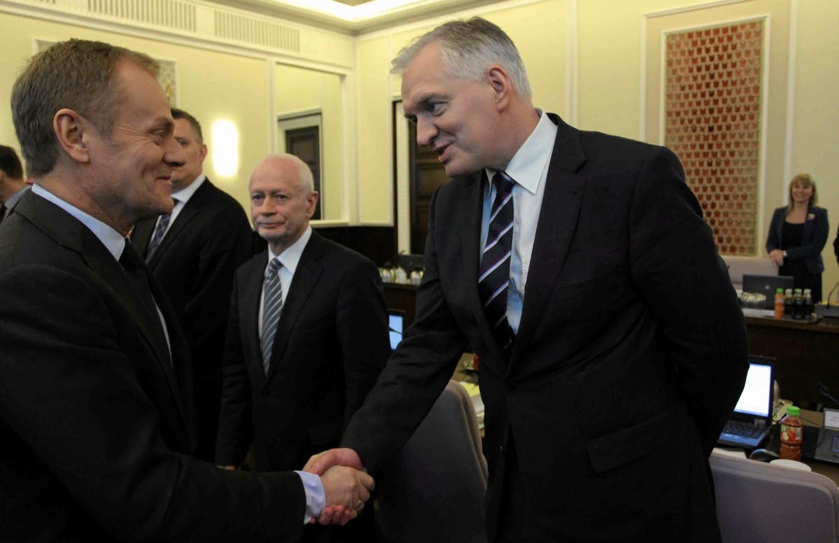 Donald Tusk i Jarosław Gowin