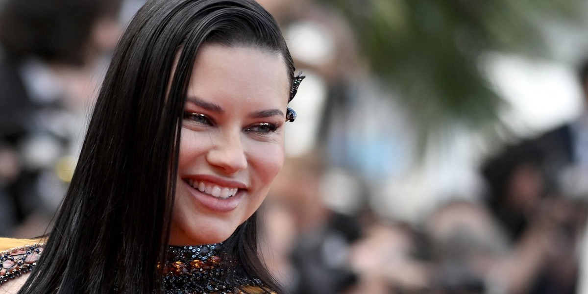 Adriana Lima na festiwalu w Cannes.