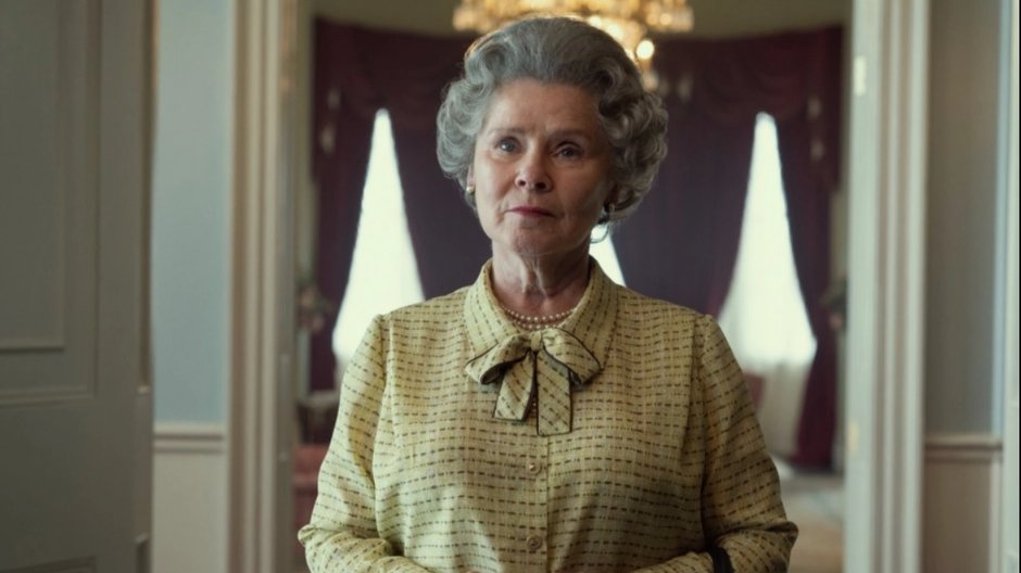 Imelda Staunton jako królowa Elżbieta II w 5 sezonie "The Crown"