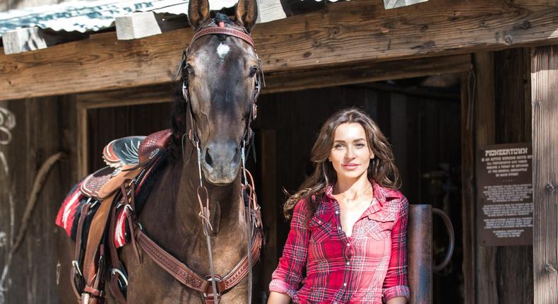 Carlotta Montanari started her Hollywood horse training company three years ago, and provides horses for clients like Beyonc and the Kardashians.Courtesy of Lori Ovanessian