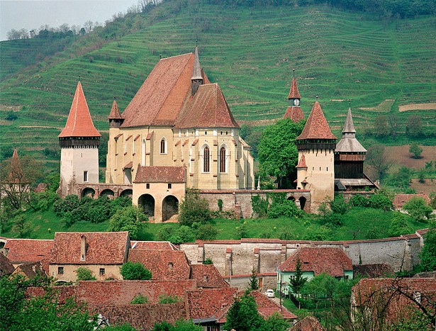 18.	Kościół w Biertan w okręgu Sybin (Siedmiogród), Region Centru w Rumunii, źródło: Wikipedia Commons, autor: Otto Schemmel