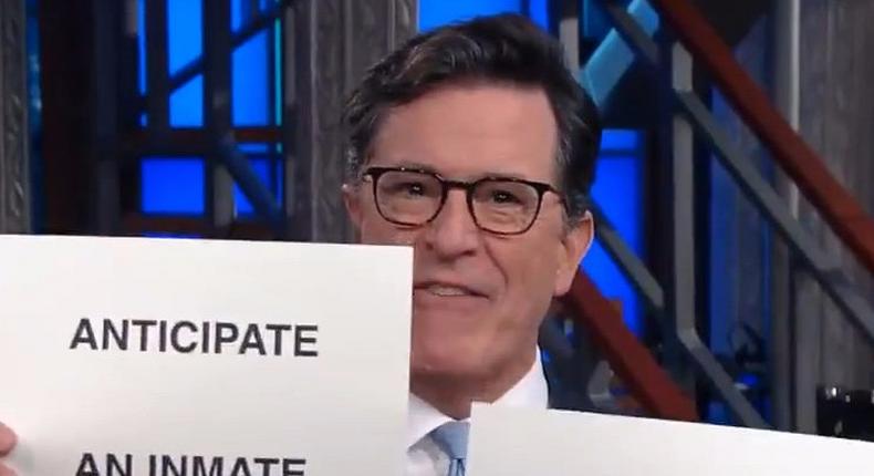 The Late Show with Stephen Colbert.