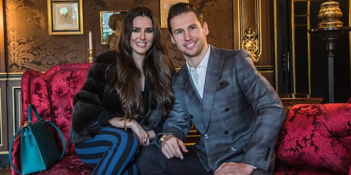 Grzegorz Krychowiak i Celia Junat