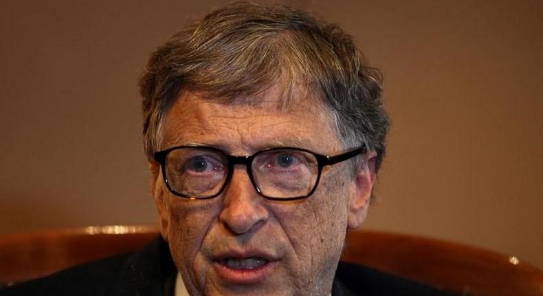 Billionaire philanthropist and Microsoft co-founder Bill Gates speaks during a Reuters interview in Ethiopia's capital Addis Ababa, July 21, 2016. 