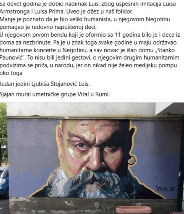 Mural pokojnog Luisa