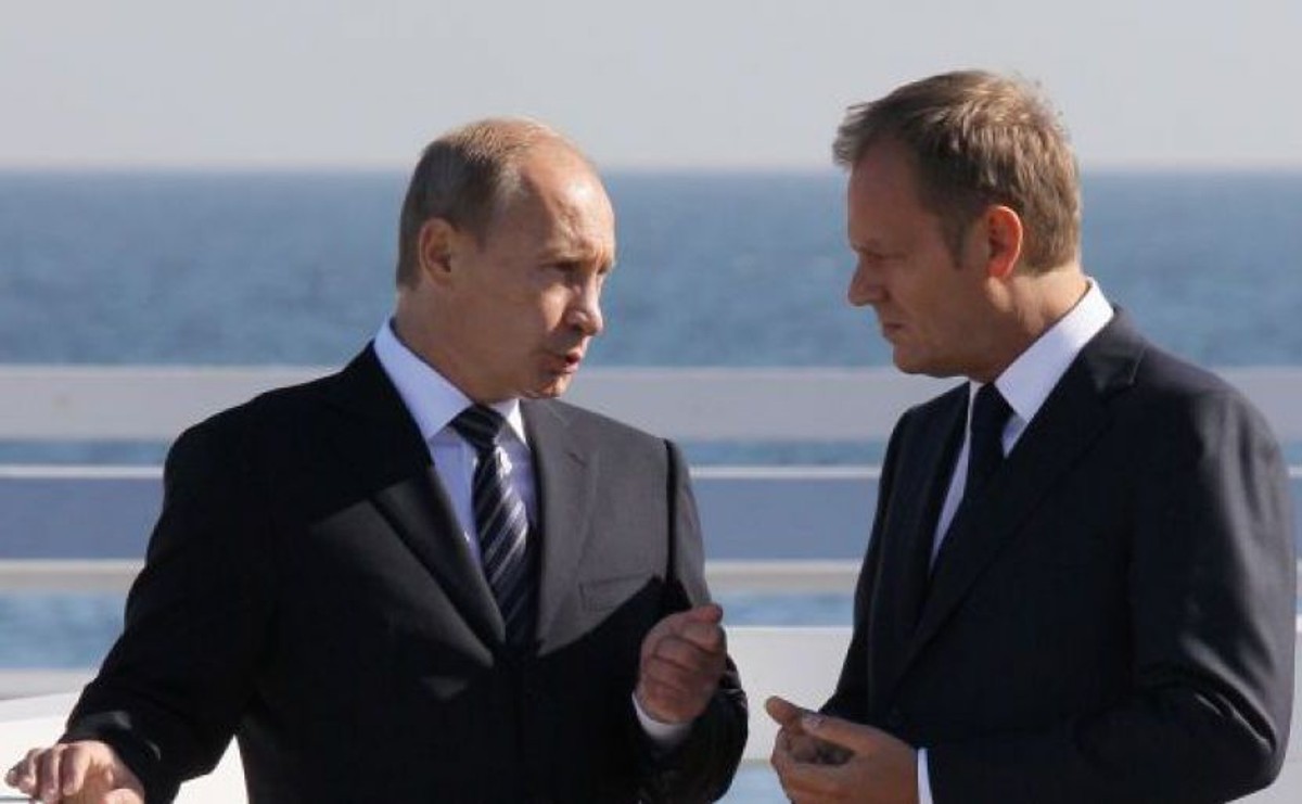 Władimir Putin i Donald Tusk