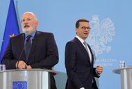 Mateusz Morawiecki, Frans Timmermans