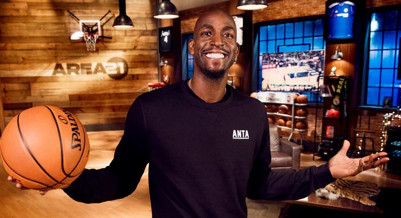 Kevin Garnett on TNT's Area 21.