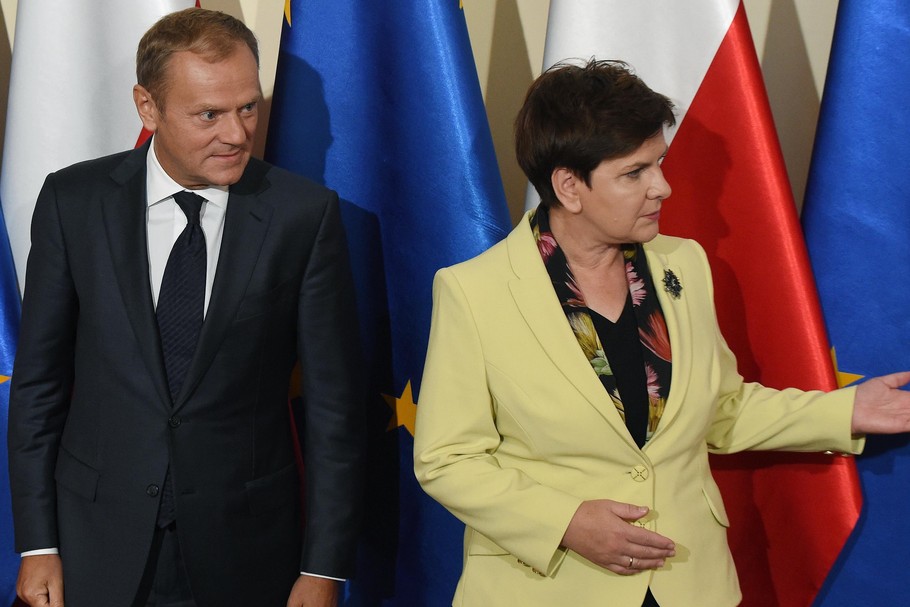 Donald Tusk, Beata Szydło