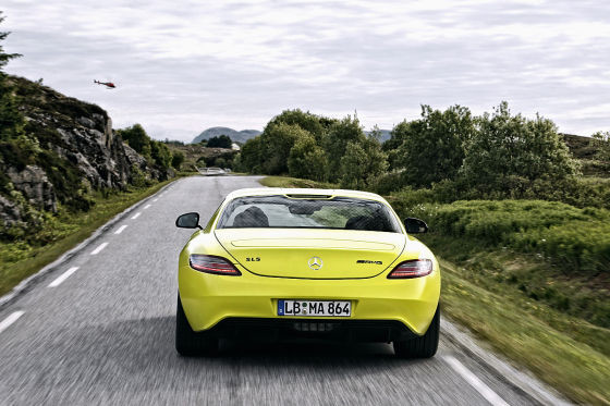 Mercedes SLS pod napięciem