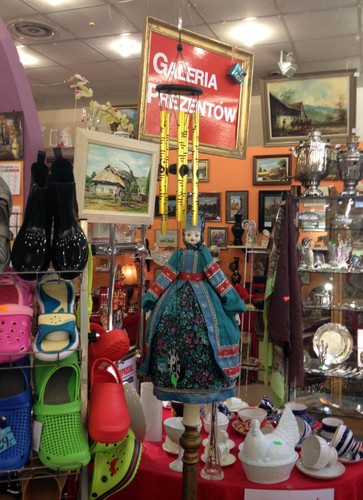 Stoisko z pamiątkami w 'Sezamie