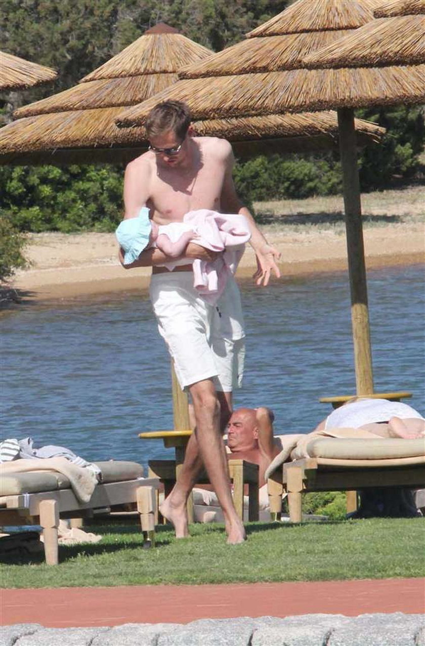 Peter Crouch na wakacjach