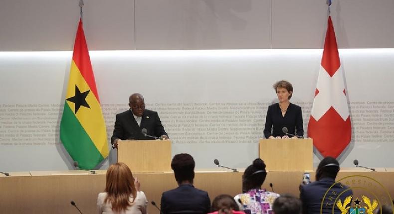 Switzerland President speaks Twi to address Akufo-Addo