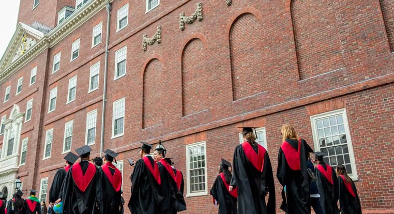 Graduation ceremony of a university in the UK [Getty Images]