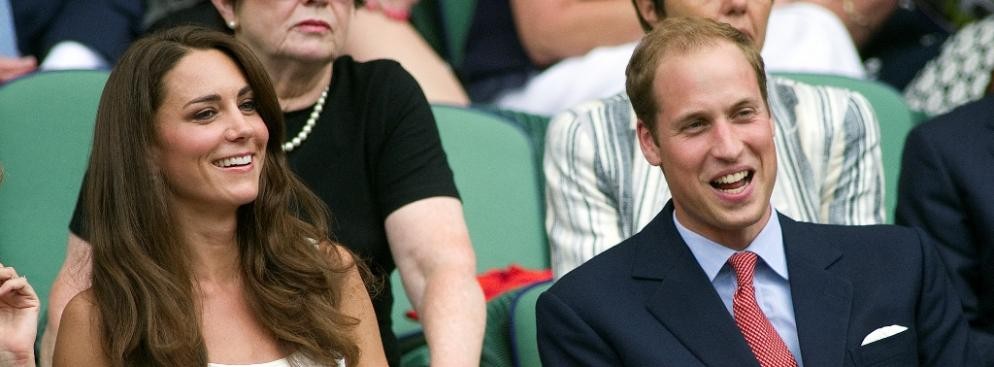 Książę William i jego żona Catherine zasiedli w loży królewskiej na trybunach kortu centralnego, by oglądać spotkanie Brytyjczyka Andy'ego Murray'a z Francuzem Richardem Gasquetem.