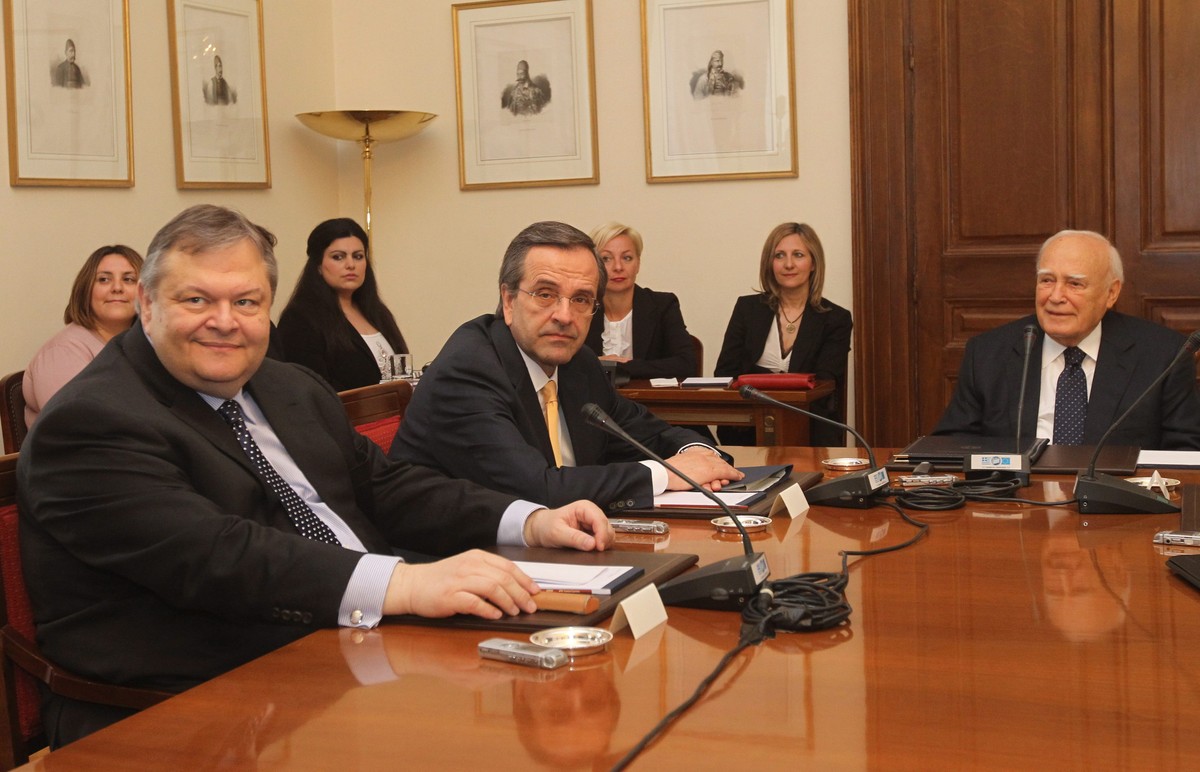 Spotkanie liderów greckich partii