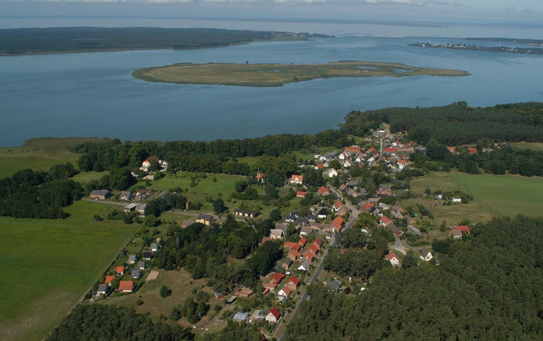 Wyspa Riether Werder i miejscowość Rieth