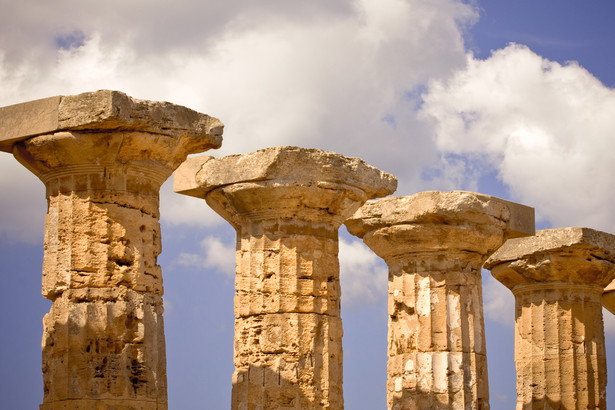 Ruiny greckiej świątyni na Sycylii, fot. Jakub Pavlinec