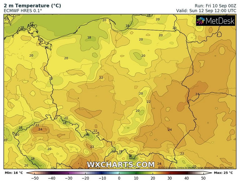 Temperatura nieznacznie spadnie