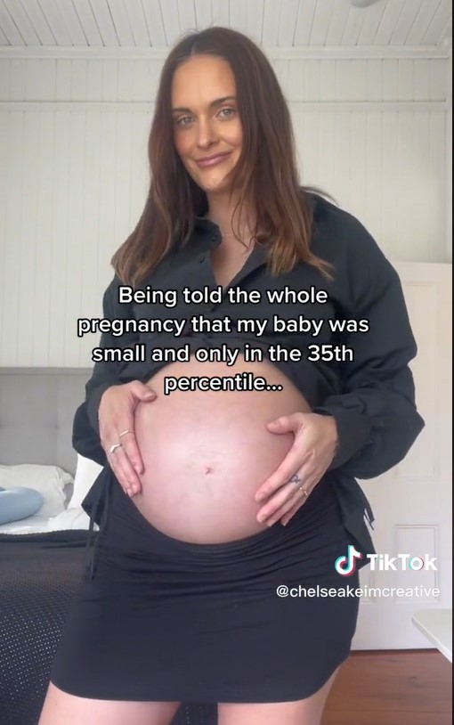 Mamička očakávala drobné bábätko.
