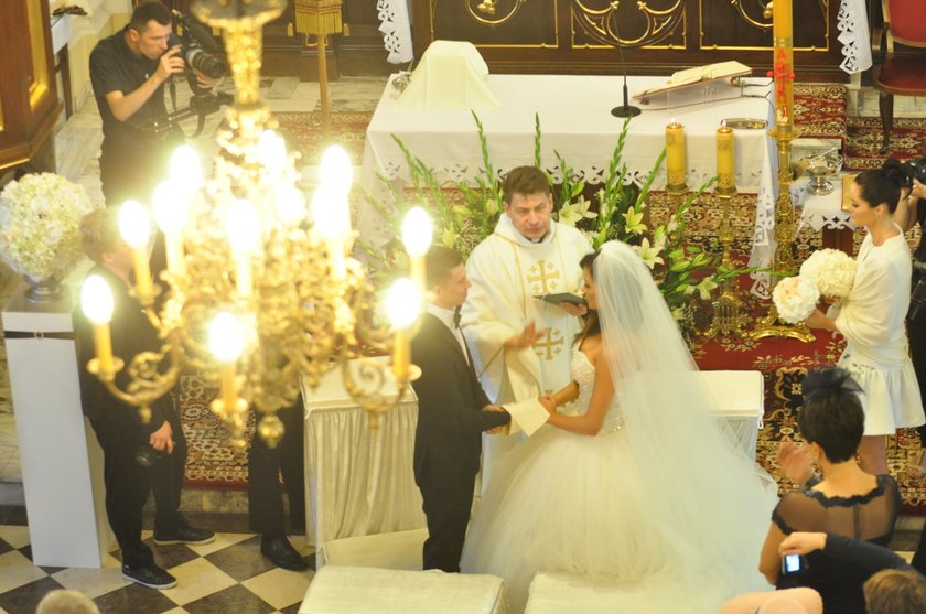 Ceremonia zaślub Oli Chlebickiej i Jakuba Koseckiego